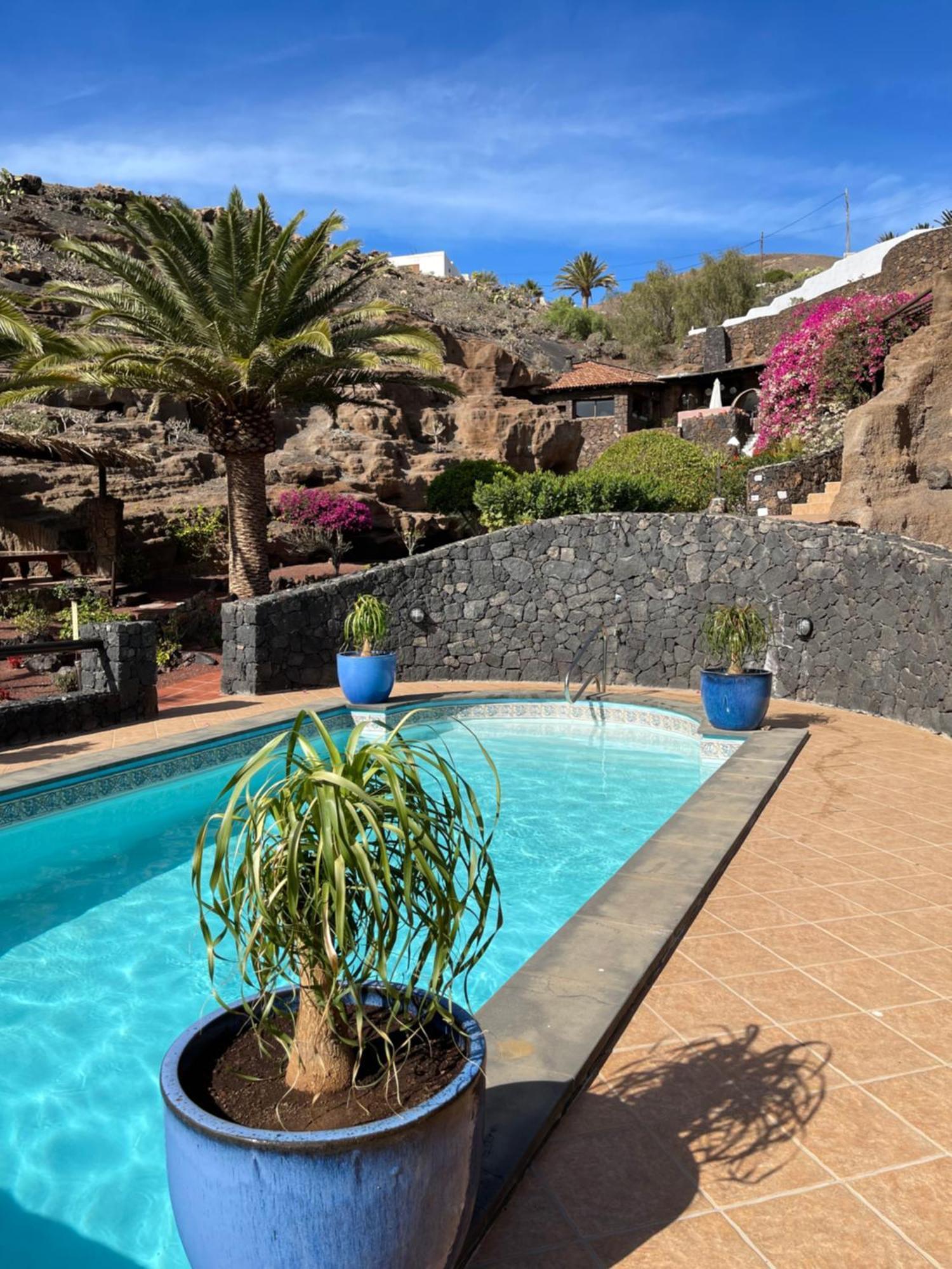 Castillo Lanzarote Villa Sophie - Luxury Villa -Sleep In A Volcanic Cave With Heated Pool Tias Exterior photo