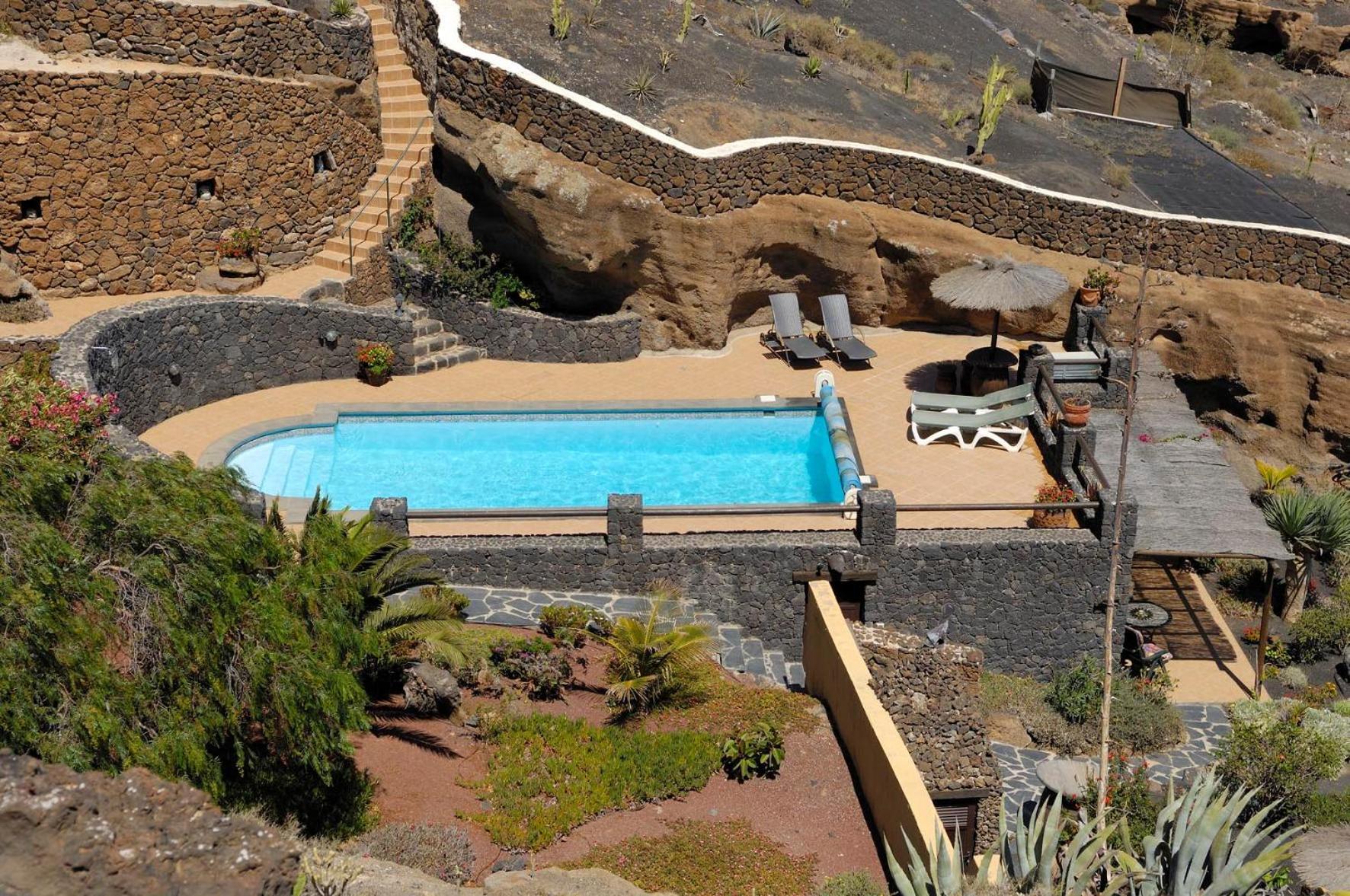 Castillo Lanzarote Villa Sophie - Luxury Villa -Sleep In A Volcanic Cave With Heated Pool Tias Exterior photo