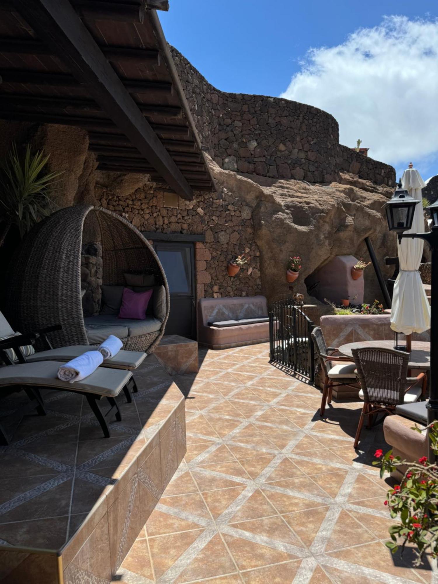 Castillo Lanzarote Villa Sophie - Luxury Villa -Sleep In A Volcanic Cave With Heated Pool Tias Exterior photo